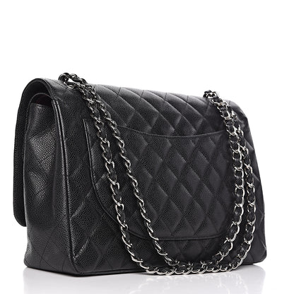 Chanel Caviar Quilted Maxi Double Flap Black 3 of 19