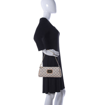 Louis Vuitton Damier Azur Eva Clutch 4 of 22