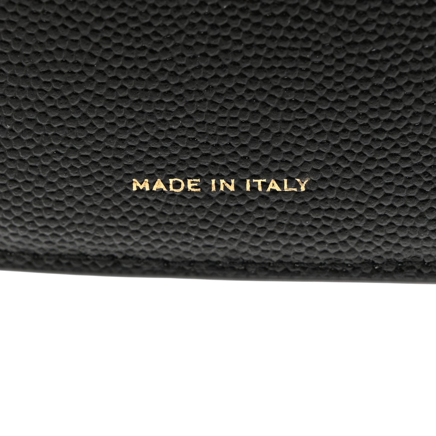 Grain De Poudre Monogram Bi-Fold Wallet Black