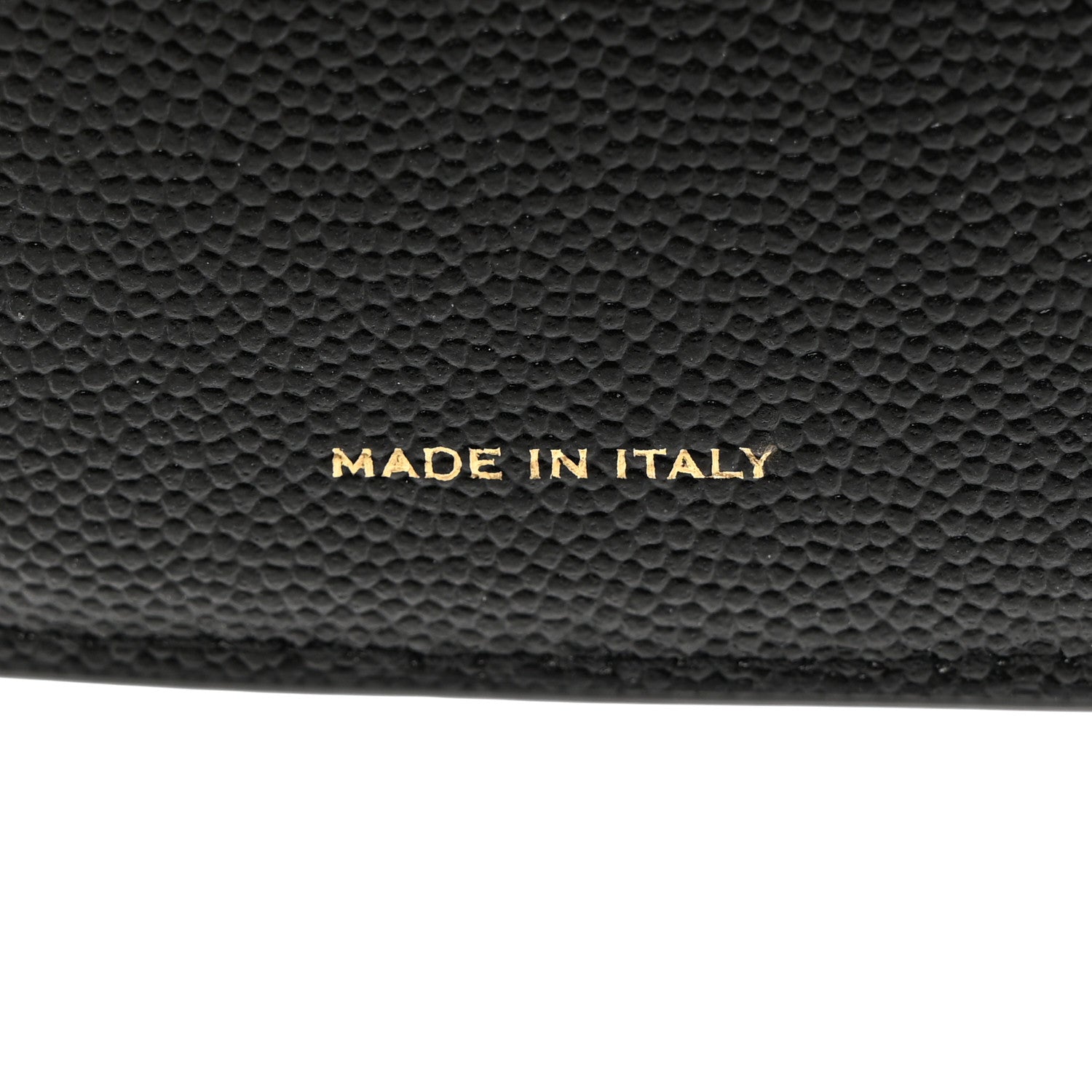 Saint Laurent Grain De Poudre Monogram Bi-Fold Wallet Black 6 of 9