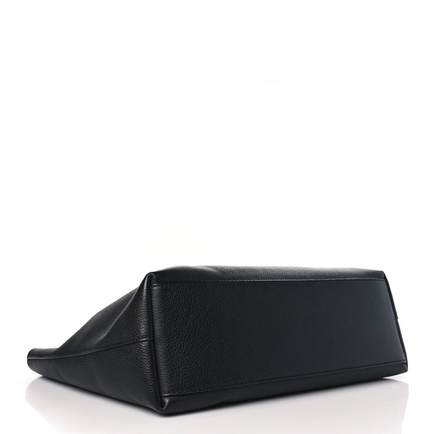 Grainy Calfskin Nine2Five East West Tote Black