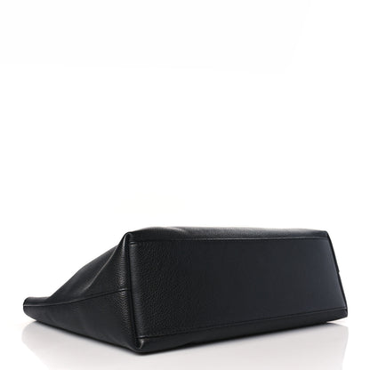 Jimmy Choo Grainy Calfskin Nine2Five East West Tote Black 4 of 8