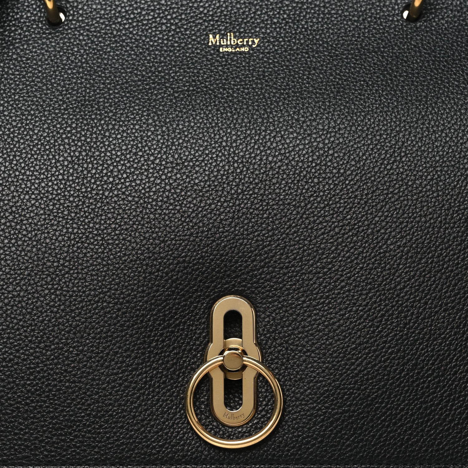 Mulberry Grain Calfskin Amberley Satchel Black 7 of 12