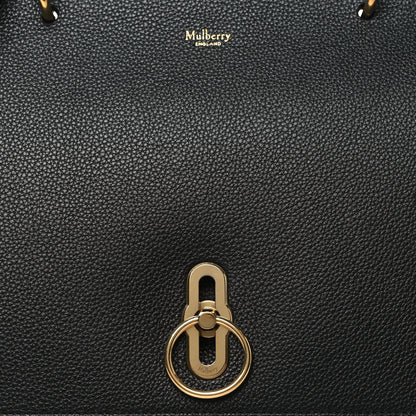 Mulberry Grain Calfskin Amberley Satchel Black 7 of 12