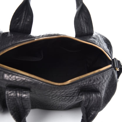 Alexander Wang Pebbled Lambskin Rocco Black Antique Brass Hardware 5 of 11