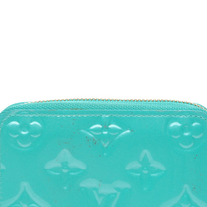 Louis Vuitton Vernis Zippy Coin Purse Blue Lagon 8 of 11