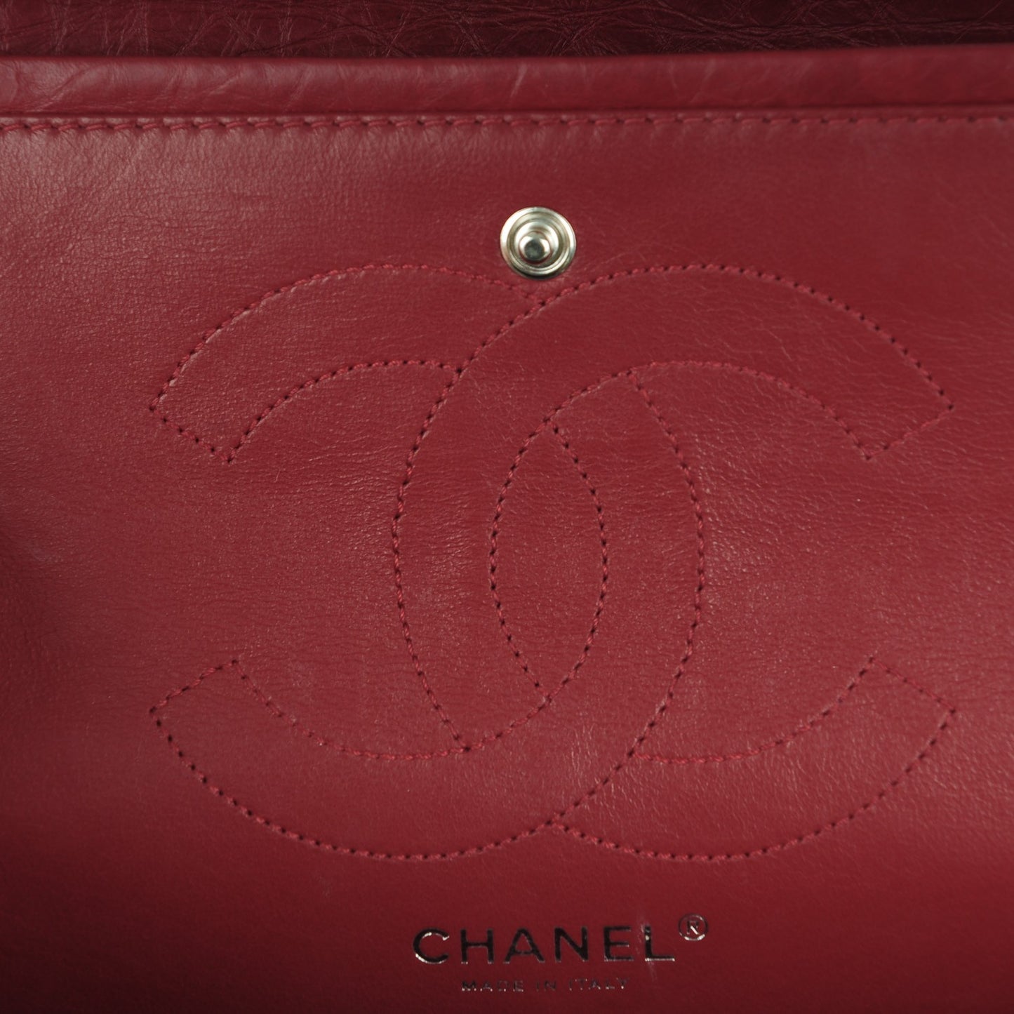 Aged Calfskin Quilted 2.55 Reissue 226 Flap Red