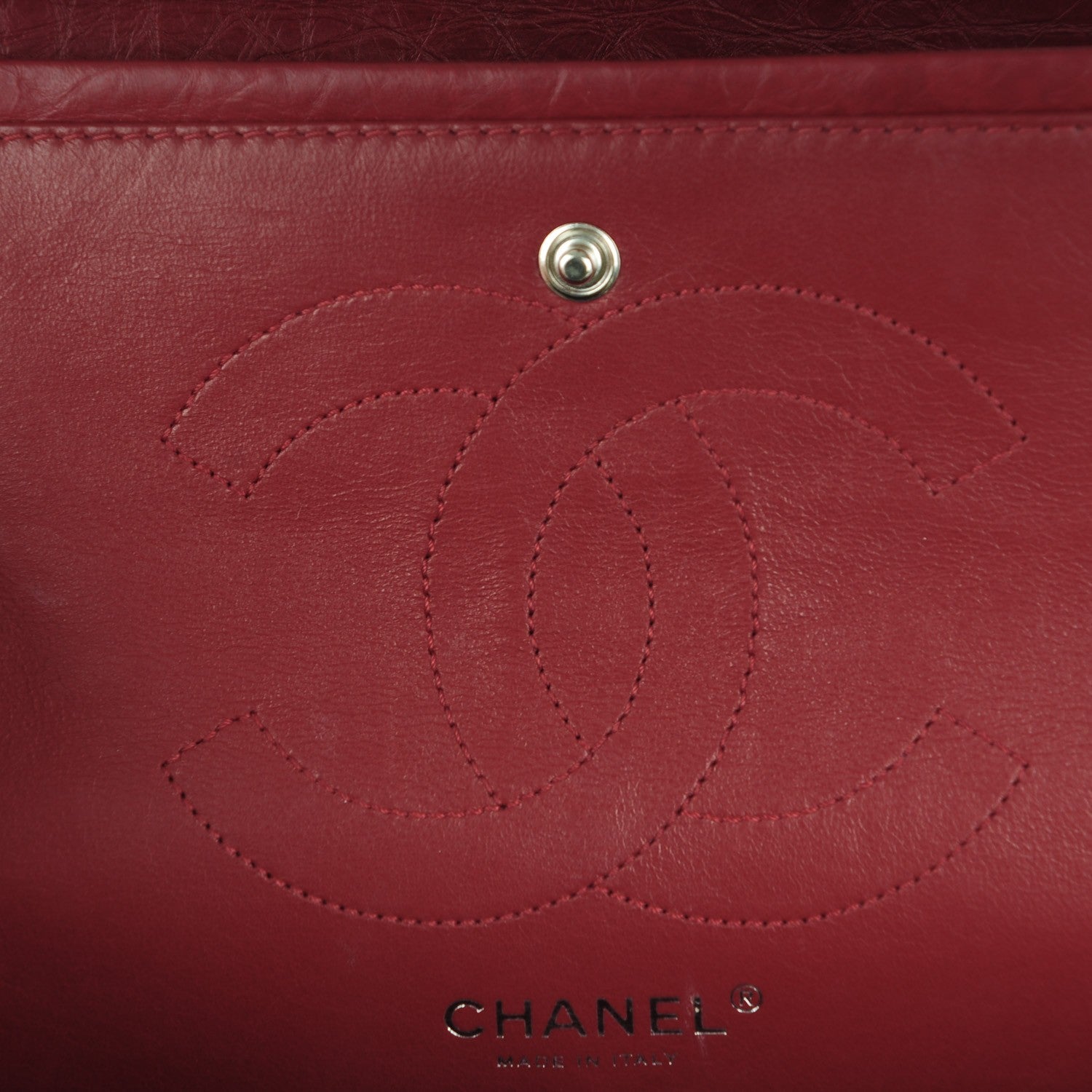 Chanel Aged Calfskin Quilted 2.55 Reissue 226 Flap Red 7 of 10