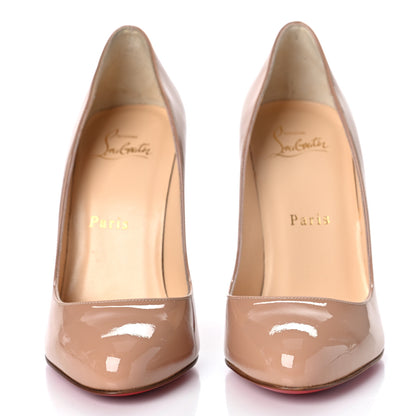 Christian Louboutin Patent Merci Allen 85 Pumps 37 Nude 2 of 10