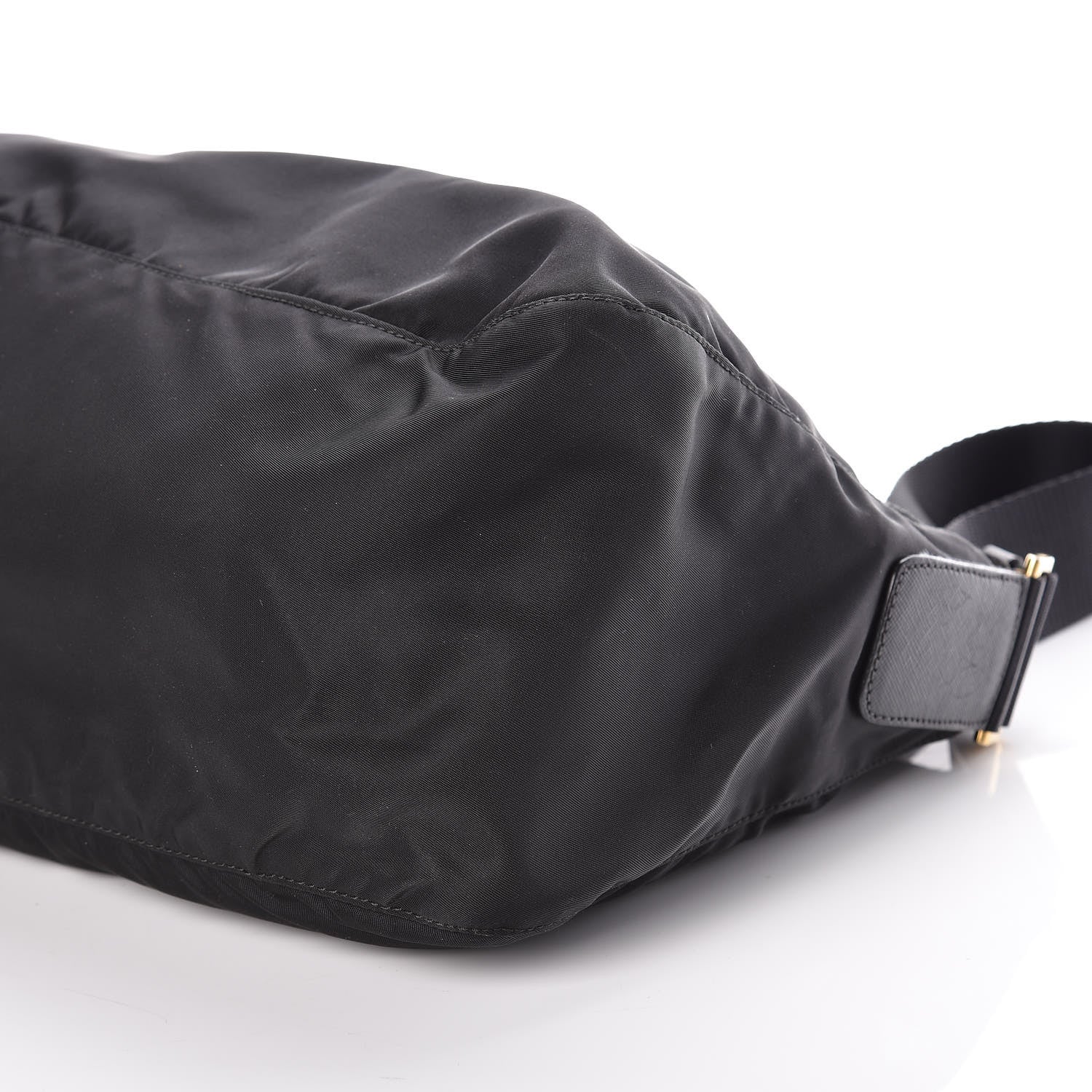 Prada Nylon Vela Colour Messenger Bag Black 10 of 10