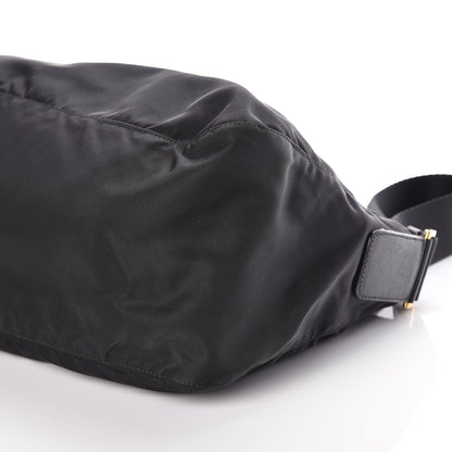 Prada Nylon Vela Colour Messenger Bag Black 10 of 10