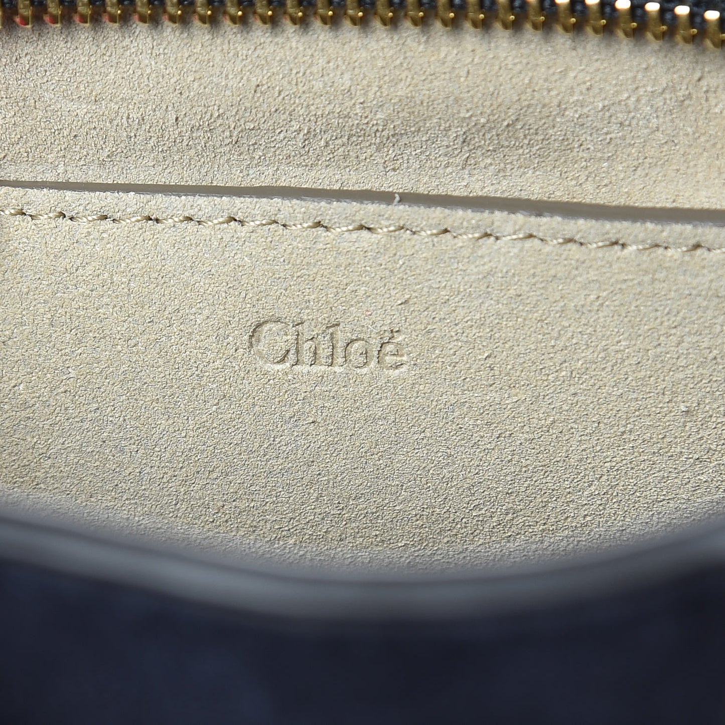 Calfskin Suede Mini Pixie Signature Belt Bag Full Blue