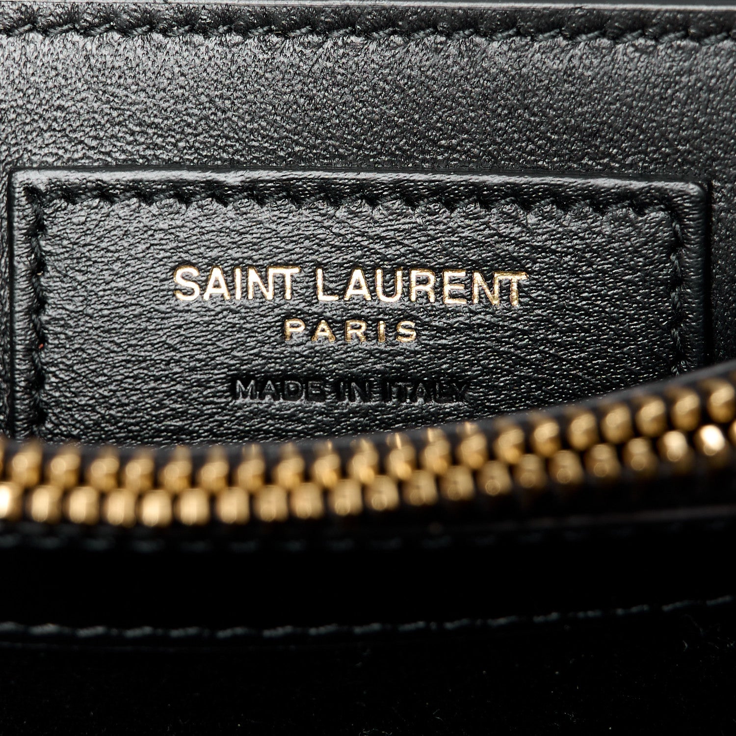 Saint Laurent Calfskin Y Quilted Monogram Small Loulou Chain Satchel Black 7 of 11