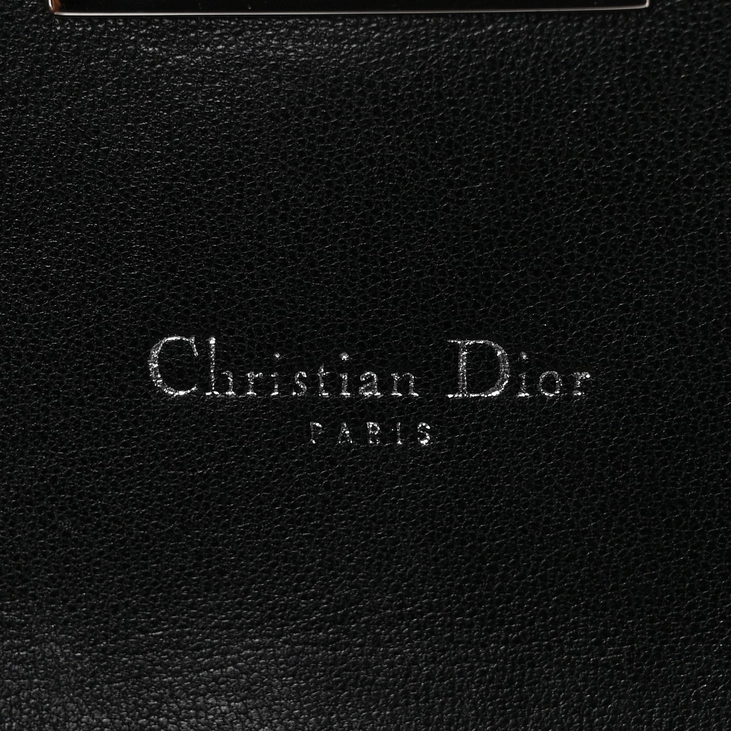 Lambskin Cannage Miss Dior Promenade Pouch Black