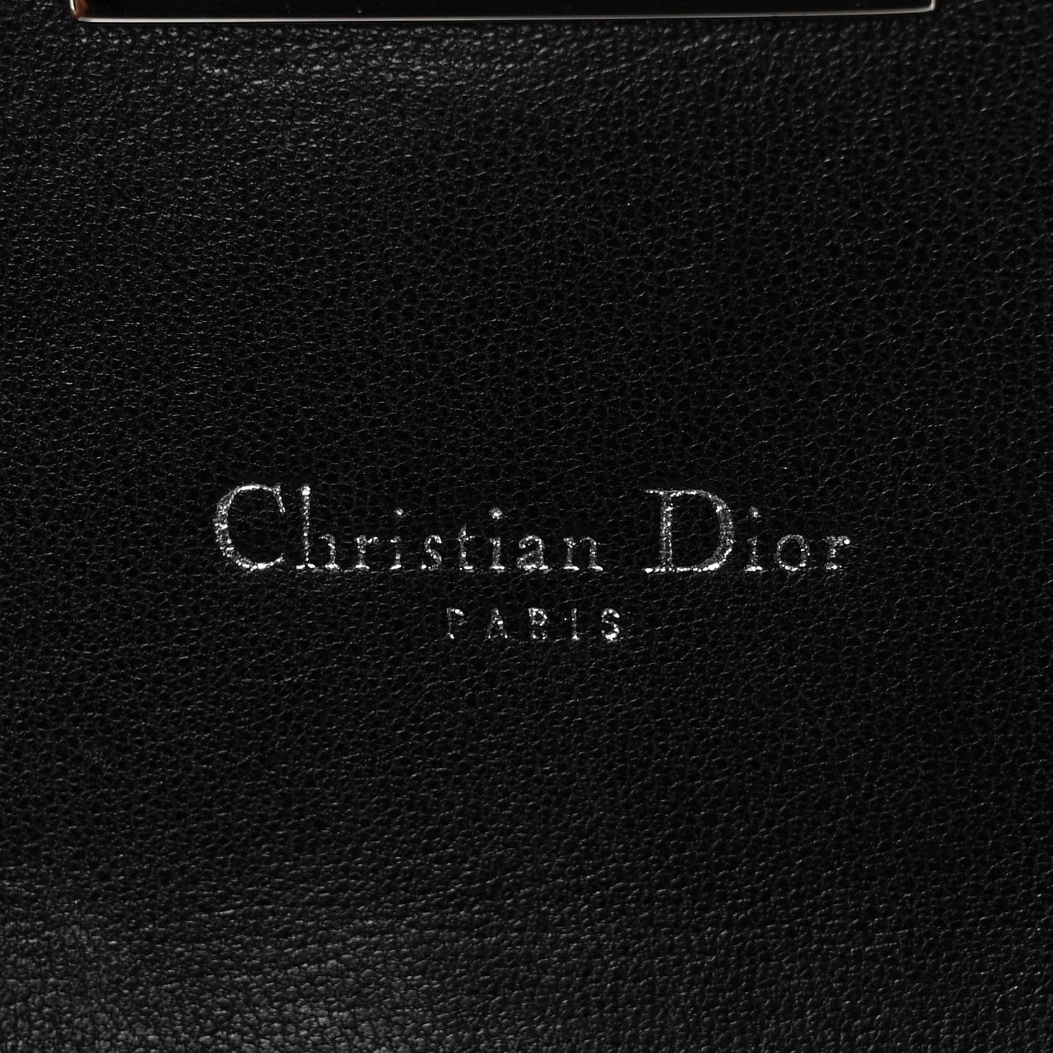 Christian Dior Lambskin Cannage Miss Dior Promenade Pouch Black 8 of 9