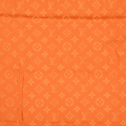 Louis Vuitton Wool Silk Monogram Shawl Orange 1 of 5