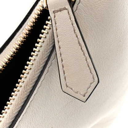 Fendi Vitello Grace Matte Small Fendigraphy Hobo Bag White Ice 14 of 16
