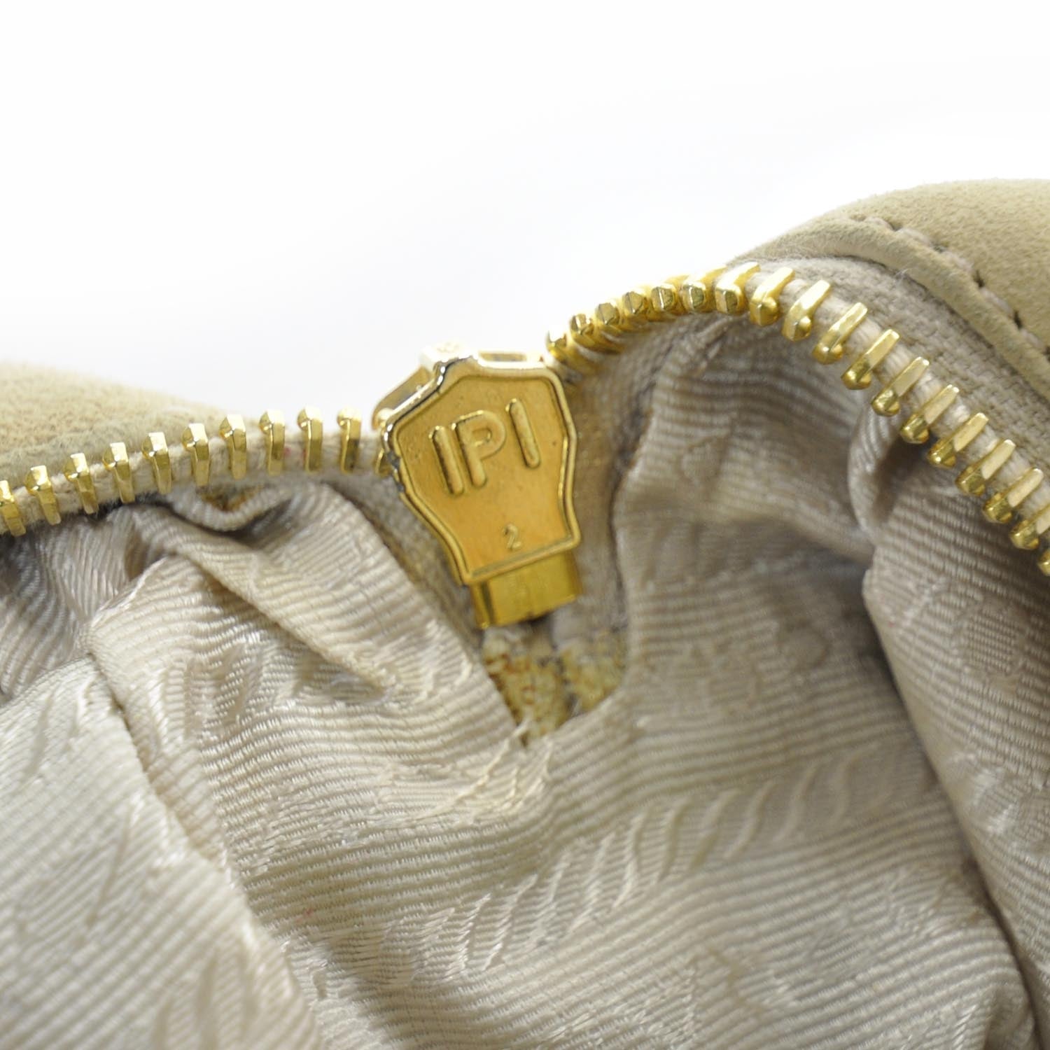 Prada Suede Scamosciato Shoulder Bag Beige 10 of 10