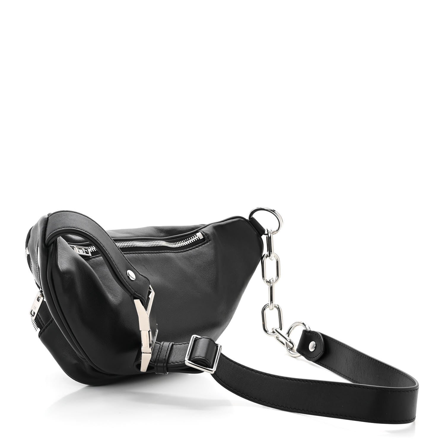 Alexander Wang Lambskin Attica Belt Bag Black 3 of 9
