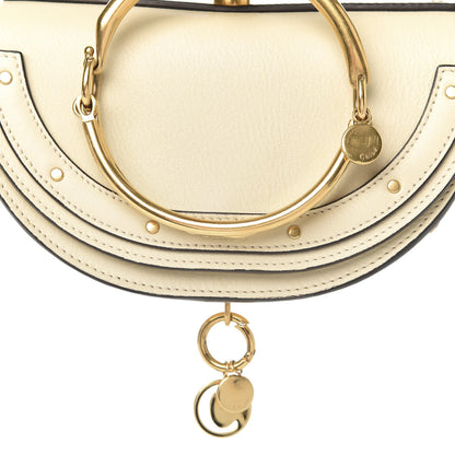 Chloe Calfskin Small Nile Bracelet Minaudiere Bag Off White 14 of 14