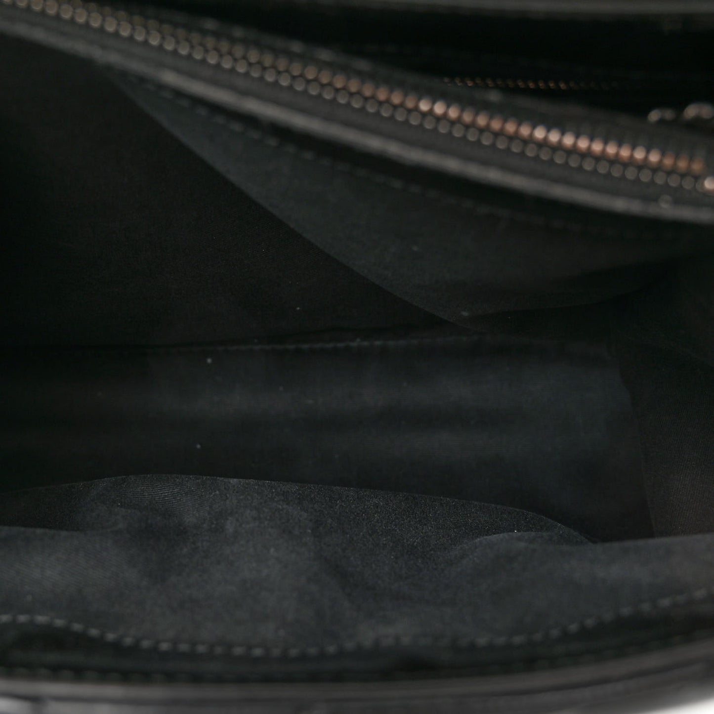 Patent Y Quilted Monogram Medium Loulou Chain Satchel Black