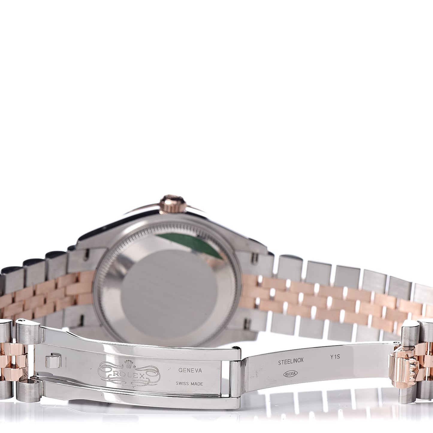 Stainless Steel 18K Everose Gold Diamond 31mm Oyster Perpetual Datejust Watch Pink 278381