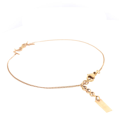 Saint Laurent Metal Monogram Cassandre Charm Bracelet Gold 3 of 6