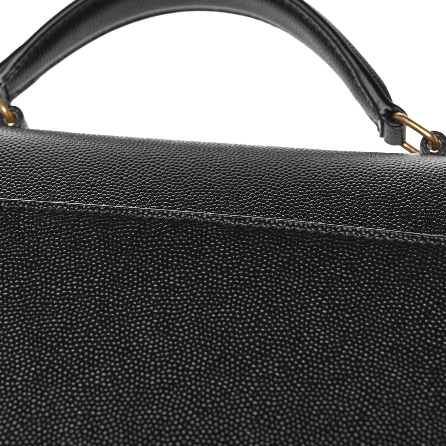 Grain de Poudre Mini Classic Monogram Cassandra Top Handle Black