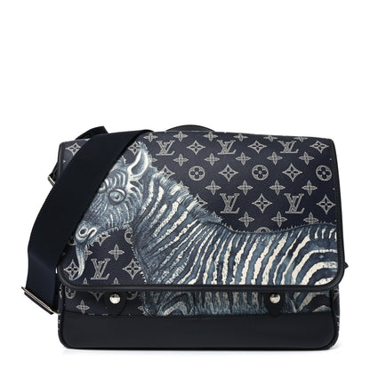Louis Vuitton Savane Monogram Zebra Chapman Messenger GM Encre 1 of 9