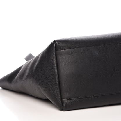 Balenciaga Calfskin Logo Medium Tote Black 9 of 11