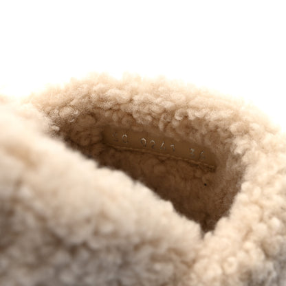Louis Vuitton Shearling Paseo Flat Comfort Mule 36 Beige 9 of 9