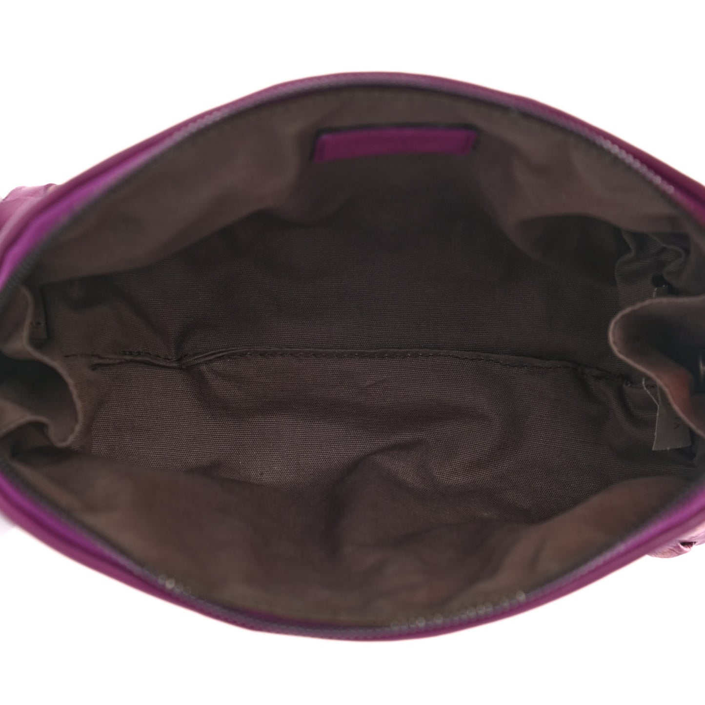 Nappa Intrecciato Sfrangiato Cosmetic Case Orchid