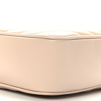 Saint Laurent Calfskin Matelasse Monogram Lou Camera Bag Marble Pink 8 of 10