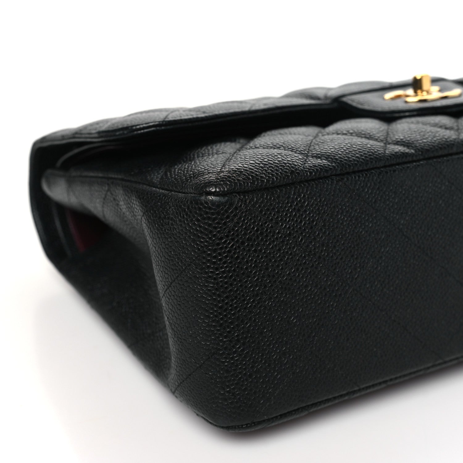 Chanel Caviar Quilted Jumbo Double Flap Black 9 of 10