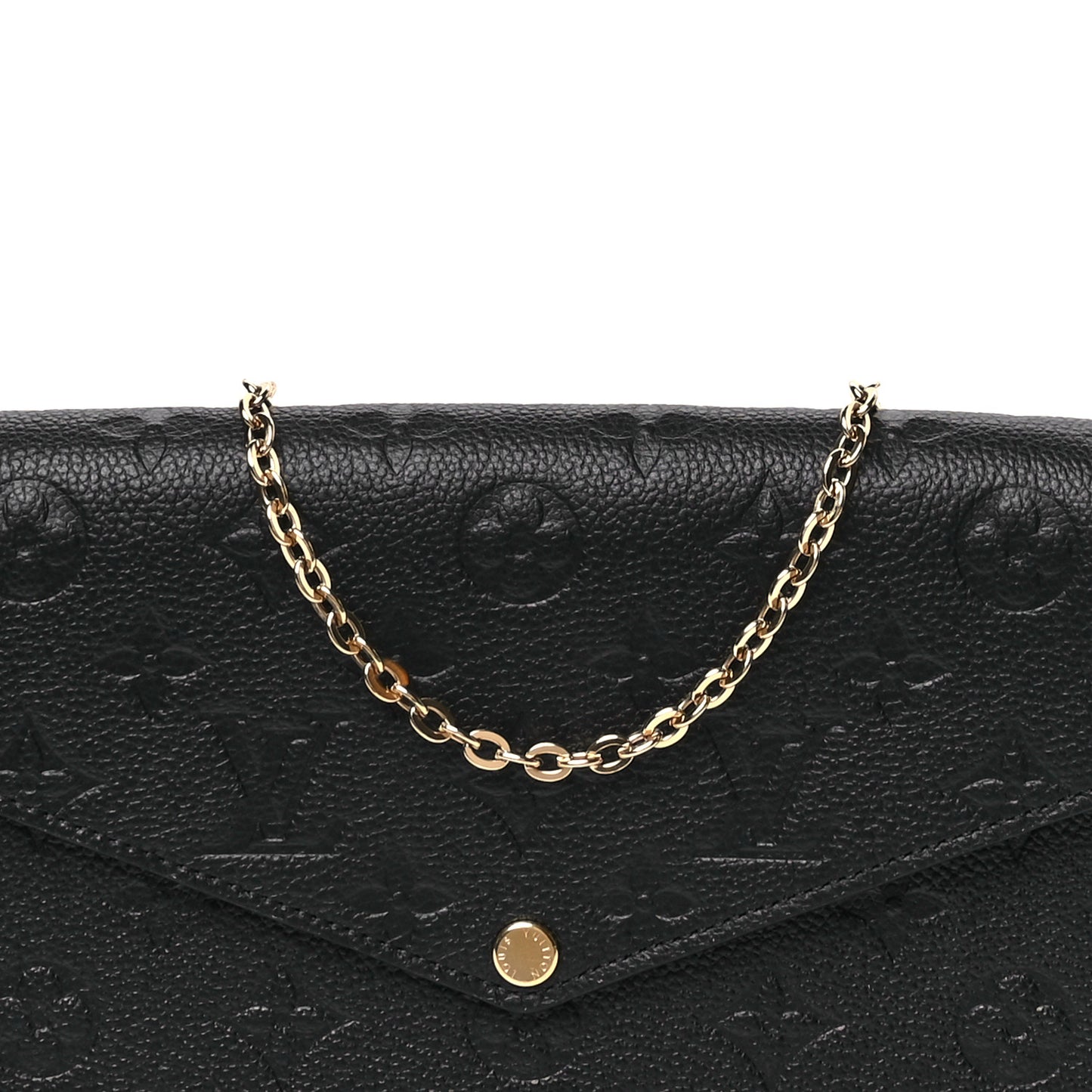 Empreinte Pochette Felicie Chain Wallet Black