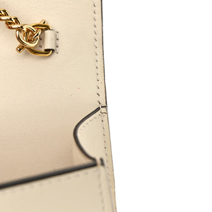 Gucci Calfskin Super Mini Sylvie Chain Shoulder Bag White 11 of 14