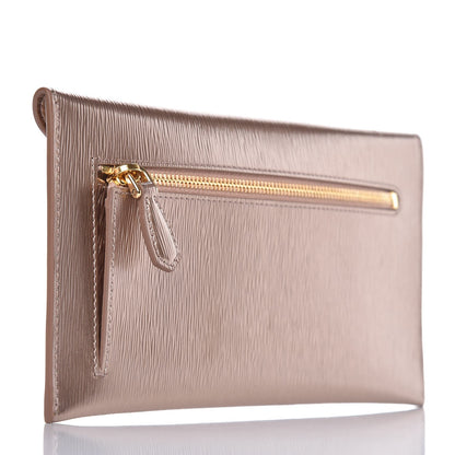 Prada Vitello Move Envelope Wallet Cipria Mordore 3 of 9