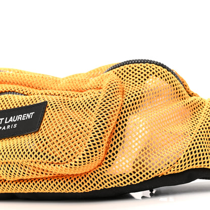 Saint Laurent Nylon Mesh SLP Belt Bag Jaune 9 of 9