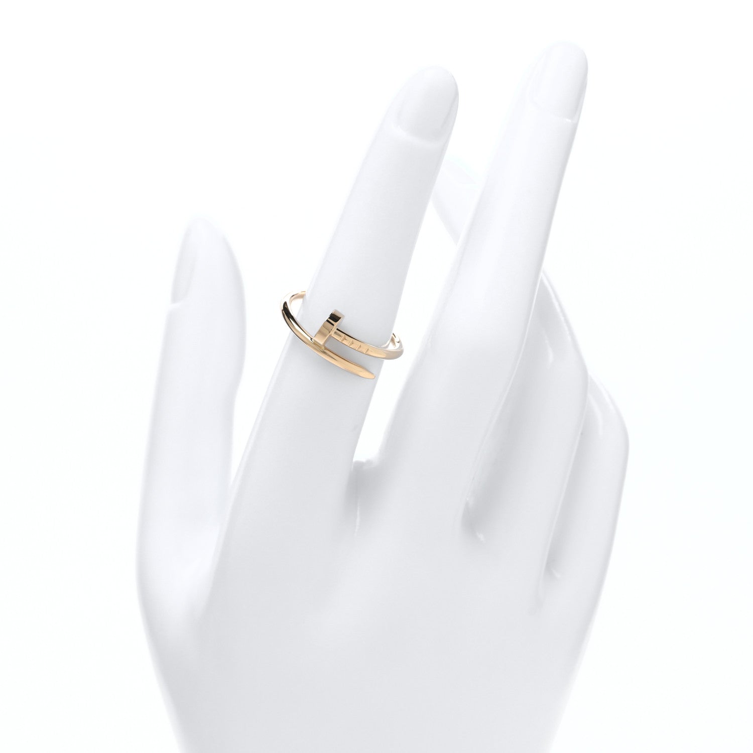 Cartier 18K Yellow Gold Small Juste Un Clou Ring 52 6 2 of 5