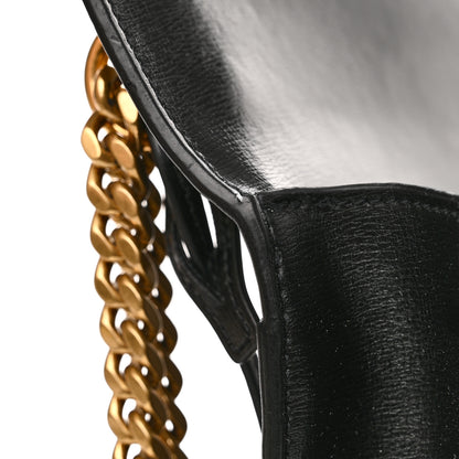 Saint Laurent Calfskin Large Monogram Sunset Black 12 of 13