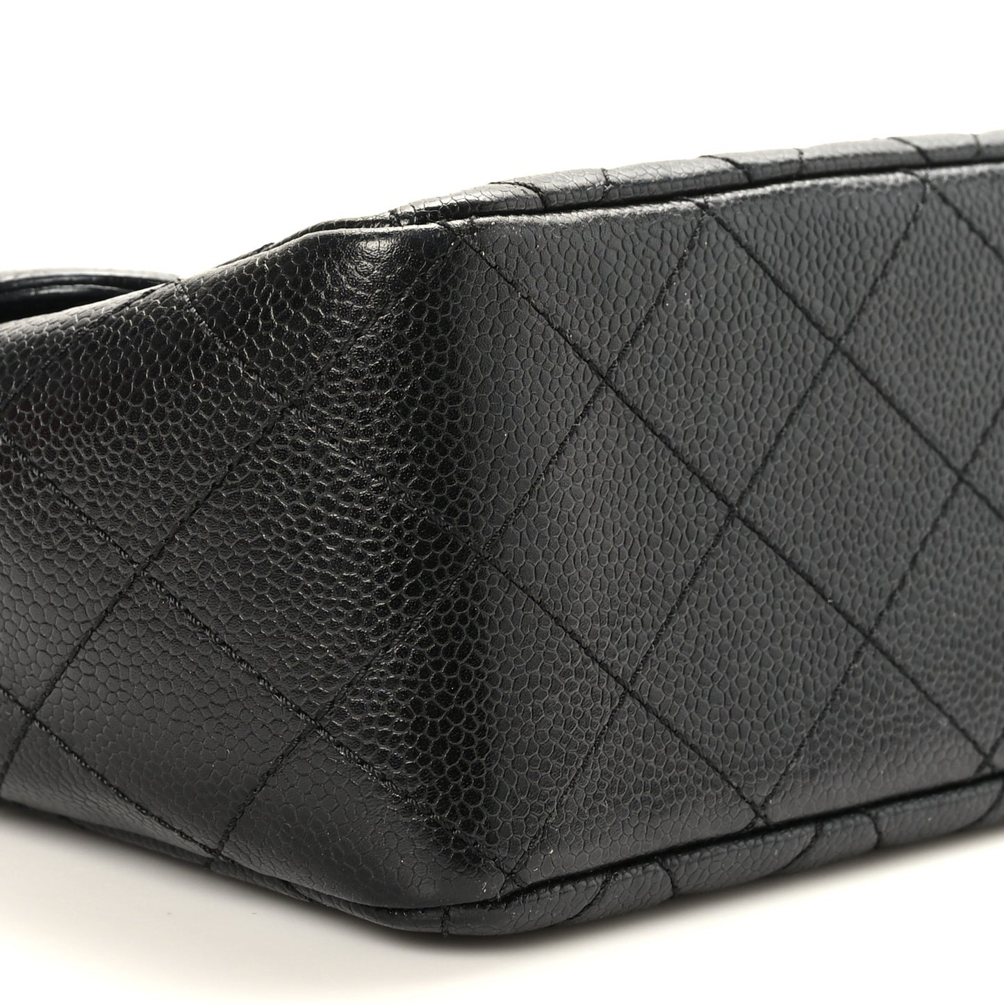 Caviar Quilted Jumbo Single Flap Black