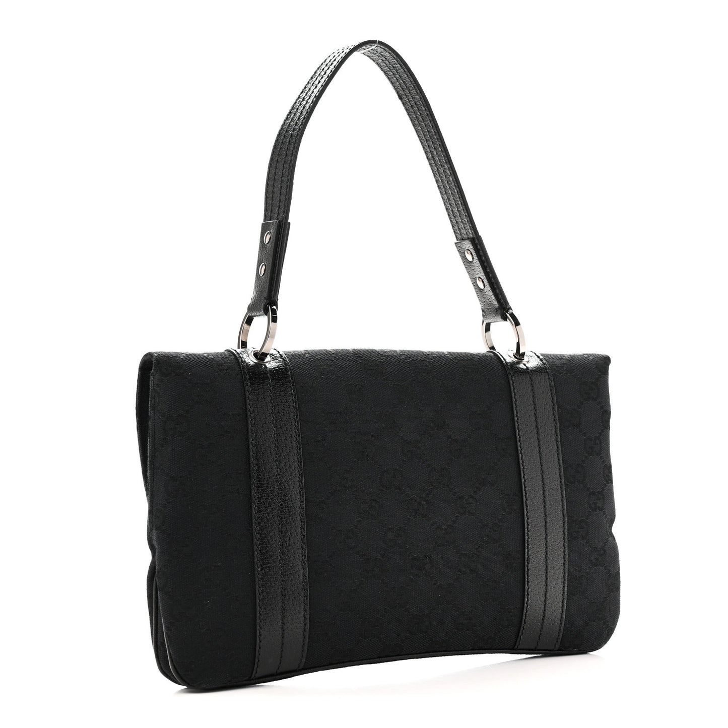 Monogram Satchel Black