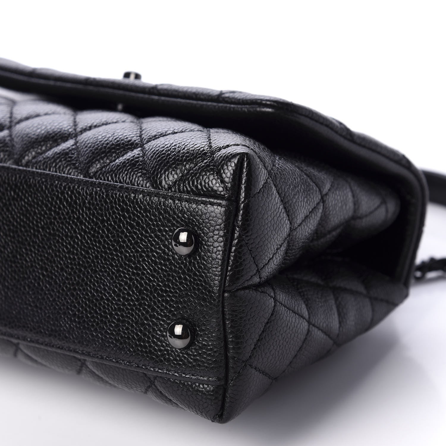 Chanel Caviar Quilted Mini Coco Handle Flap So Black 8 of 12