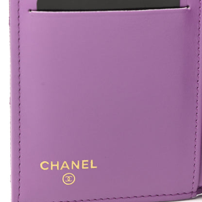 Chanel Caviar Quilted Medium Flap Wallet Purple 6 of 7