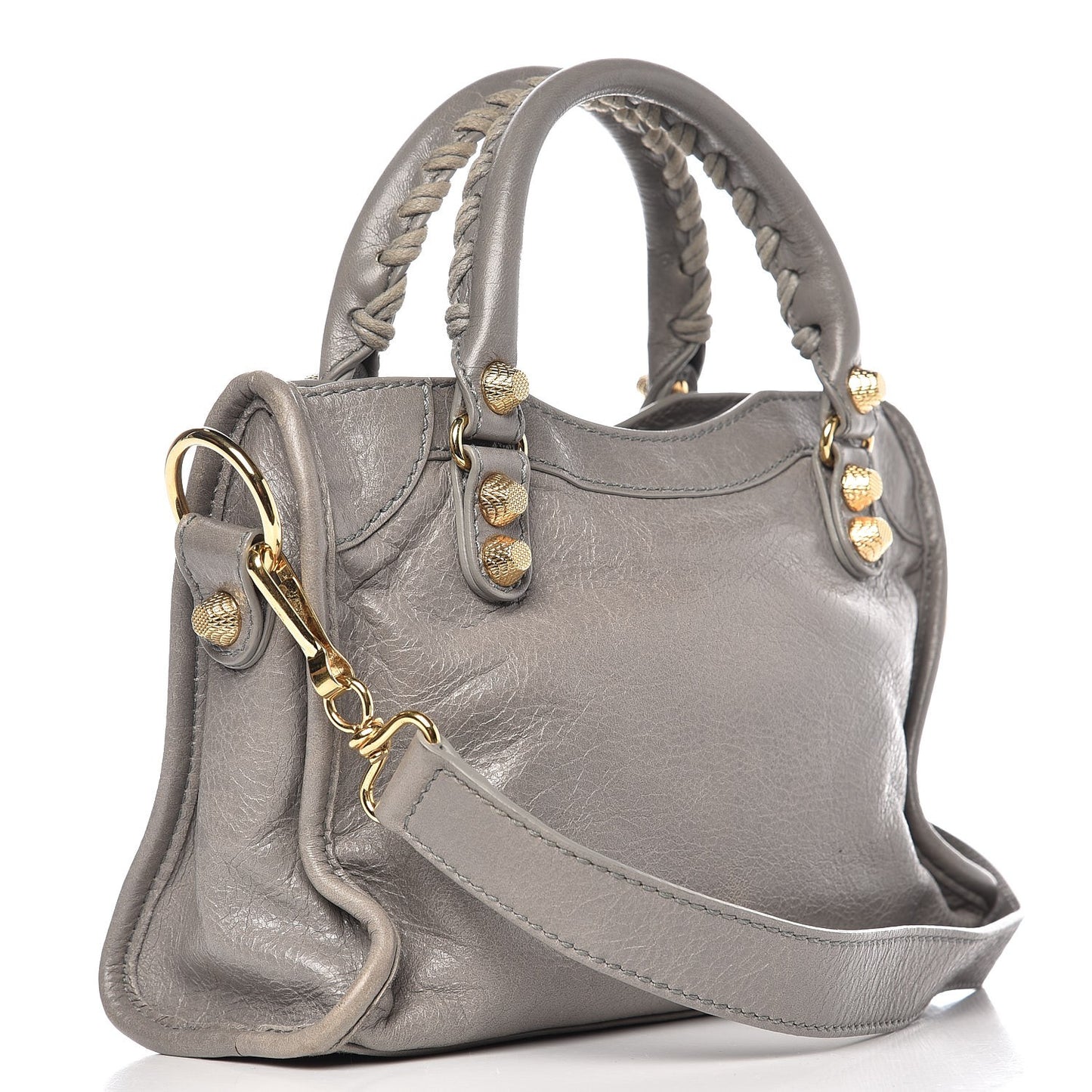 Agneau Giant 12 Gold Hardware Mini City Gris Pyrite