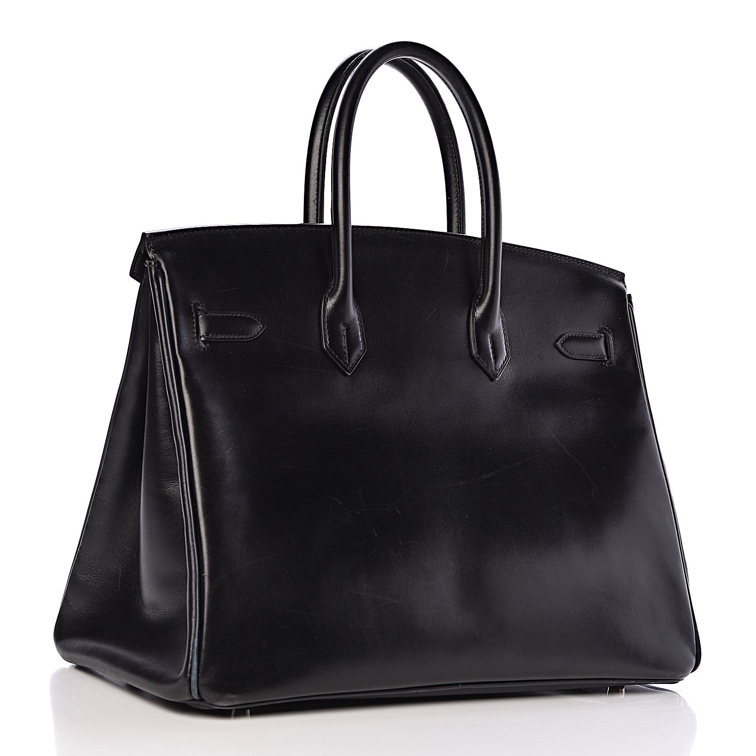 Hermes Box Birkin 35 Black Bleu Marine 3 of 42