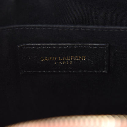 Saint Laurent Calfskin Matelasse Monogram Lou Camera Bag Red 6 of 9