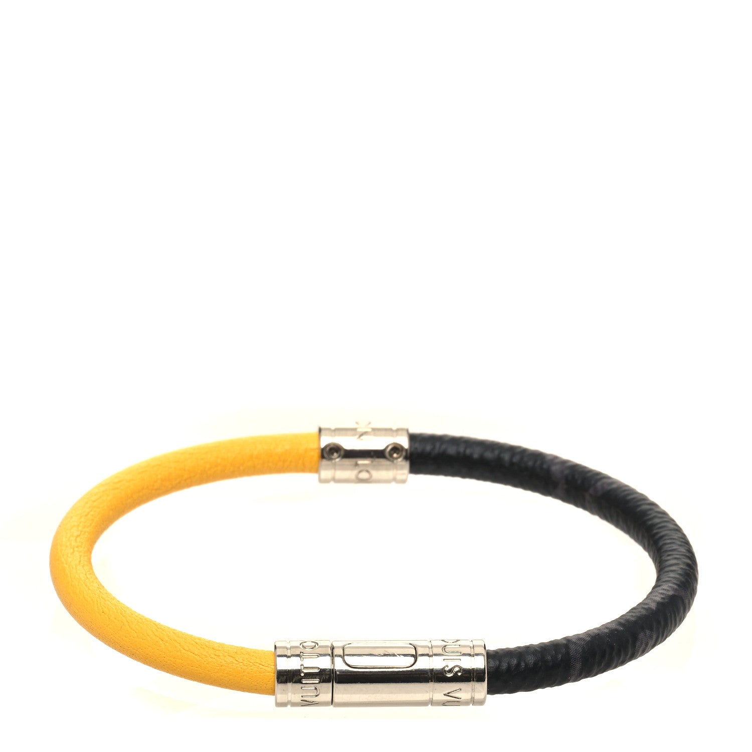Louis Vuitton Monogram Daily Confidential Bracelet 19 Yellow 3 of 6