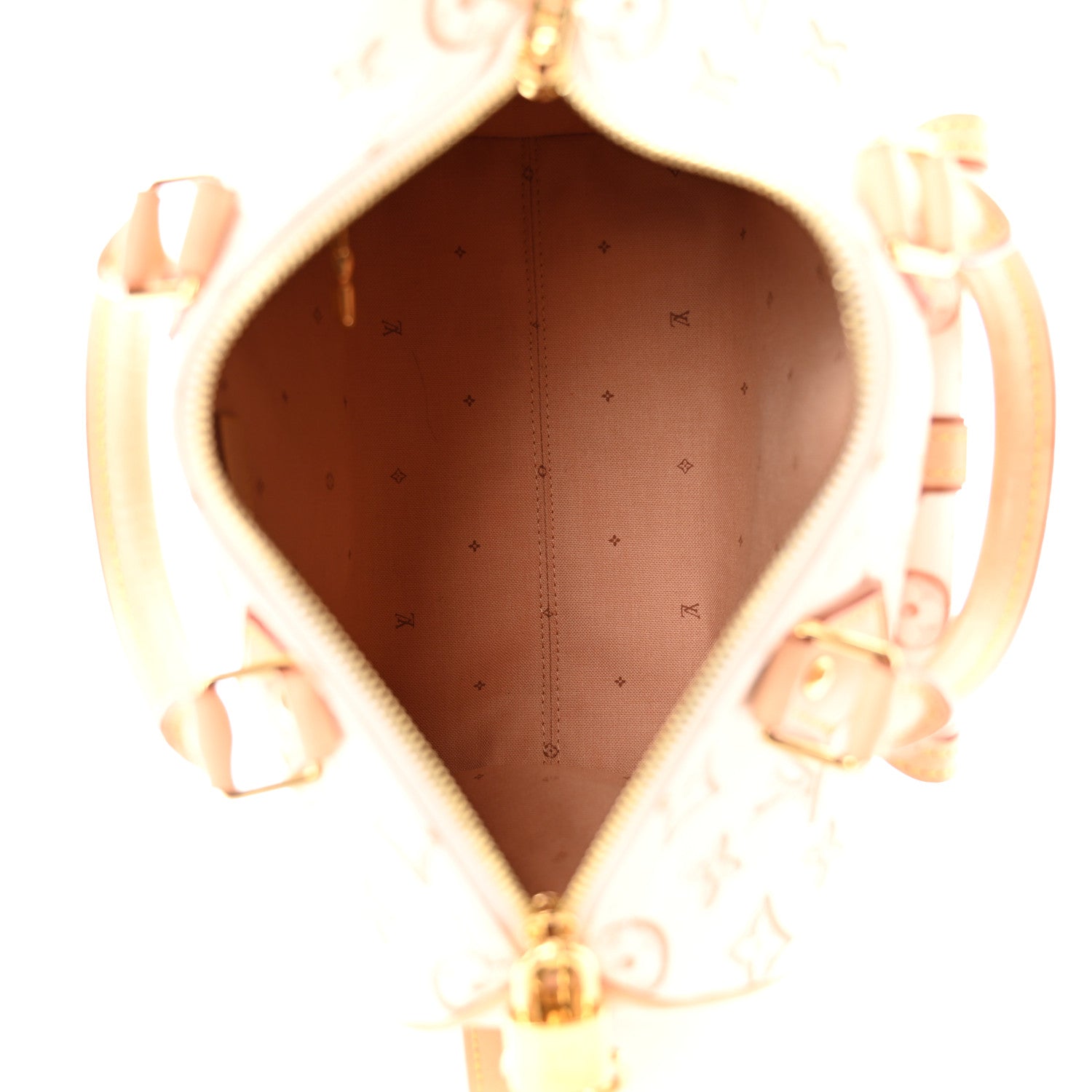 Louis Vuitton Monogram Fall for You Speedy Bandouliere 25 Beige Clair 5 of 10