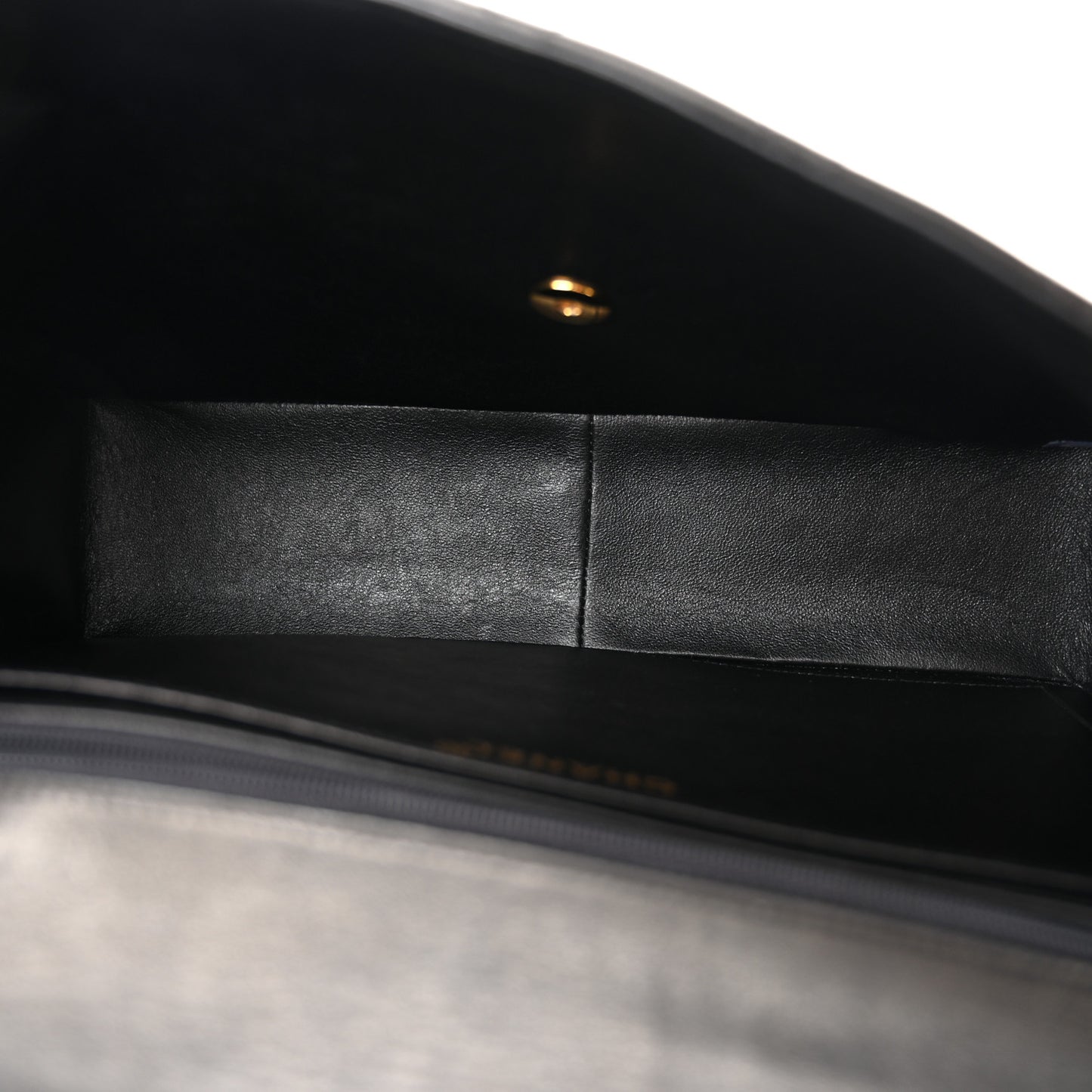 Lambskin Quilted XL Jumbo Single Flap Black